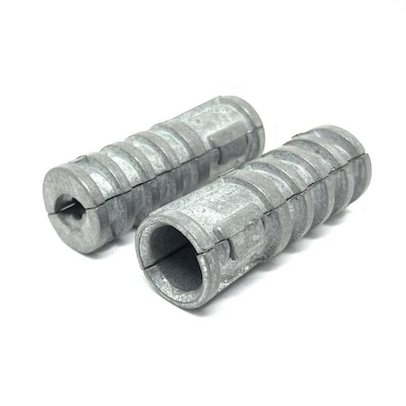 Boltsandnuts.Com 5/8 in Dia, 2 in L, Zinc Die Cast Zinc Alloy, 125 PK 62LAGSHIELD/SHORT-125